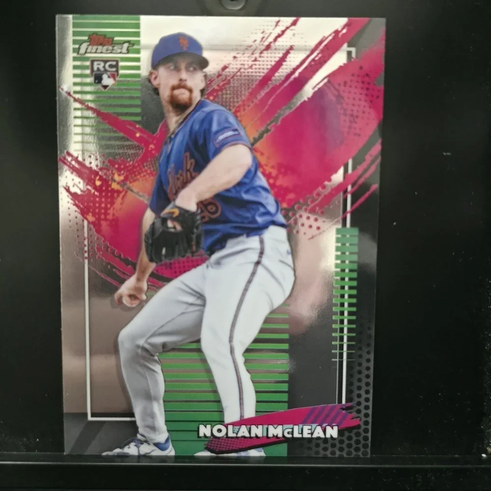 2026 Topps Finest Rare Nolan McLean #240 RC , Common Mini Diamond #62